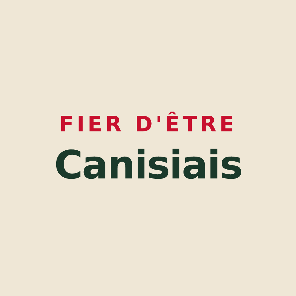 Tote bag « Fier d'être Canisiais » — design pour Canisy