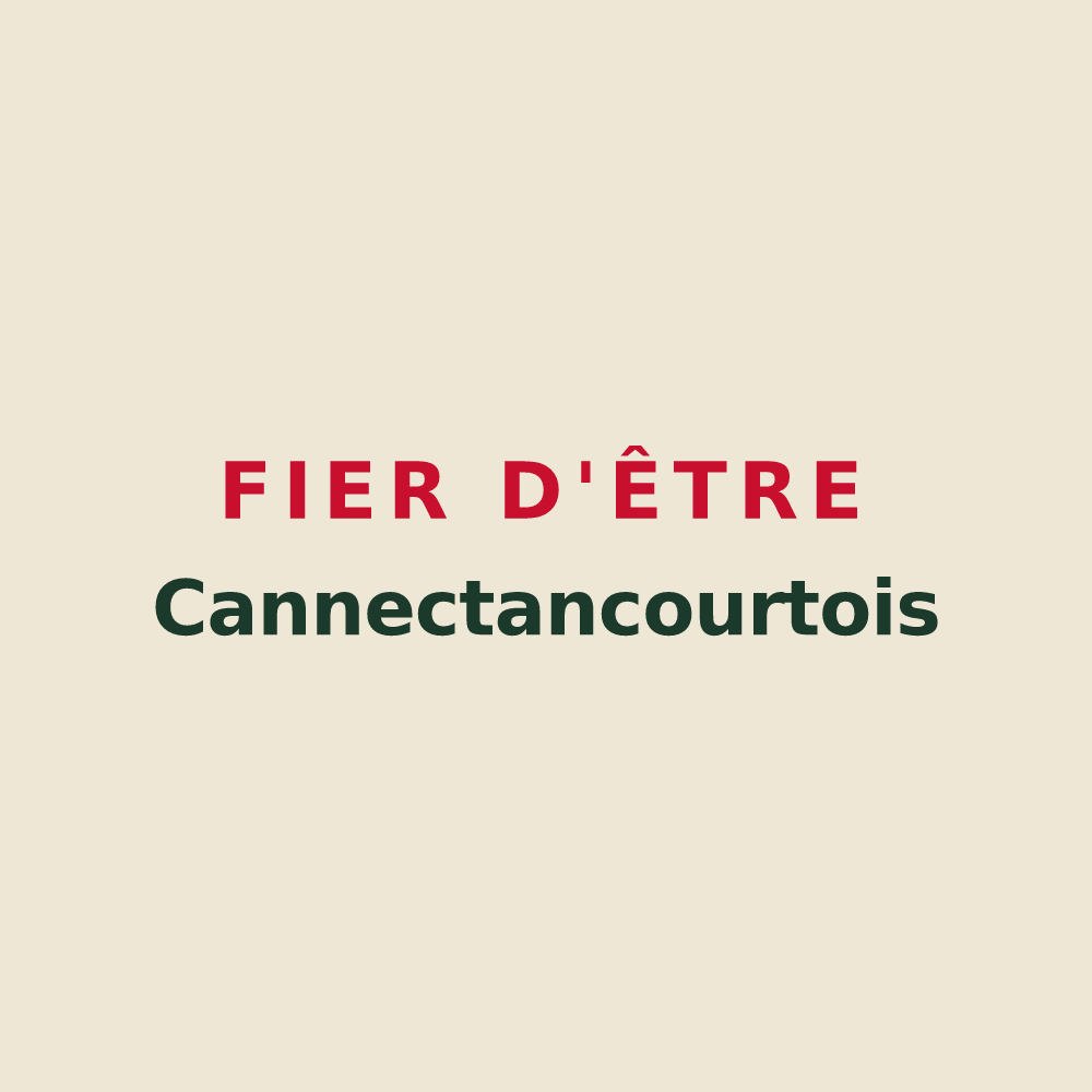 Tote bag « Fier d'être Cannectancourtois » — design pour Cannectancourt