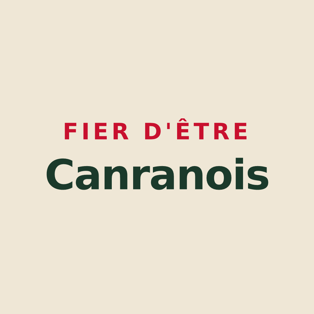 Tote bag « Fier d'être Canranois » — design pour Cannes-et-Clairan