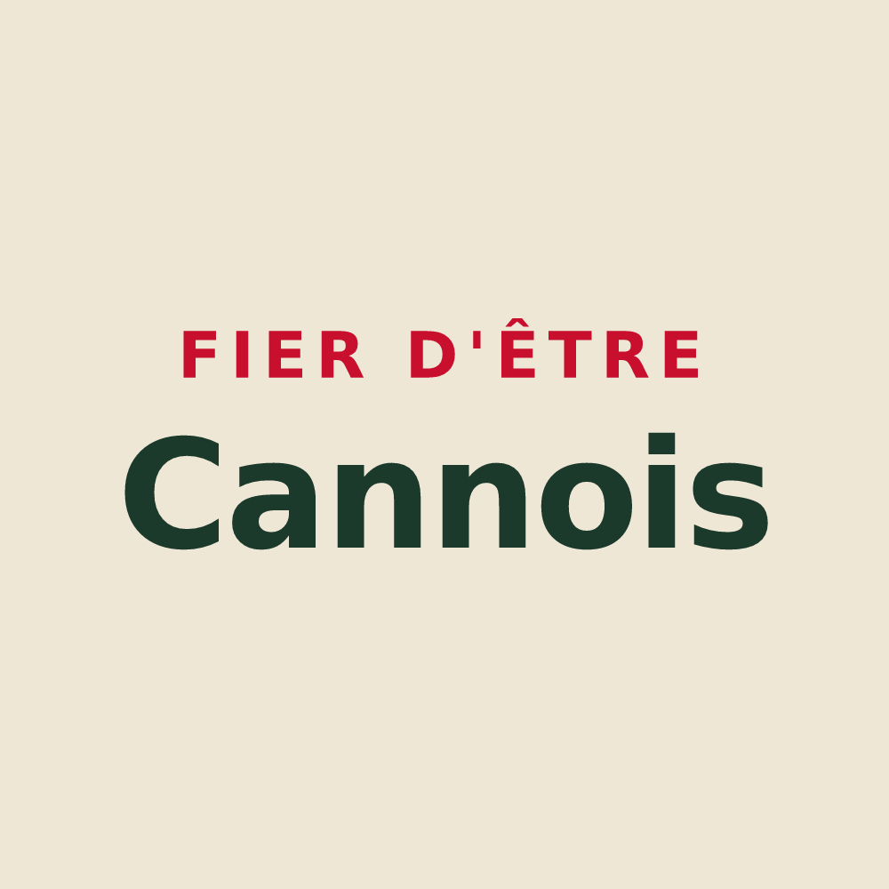 Tote bag « Fier d'être Cannois » — design pour Cannes