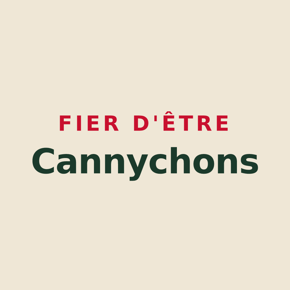 Tote bag « Fier d'être Cannychons » — design pour Canny-sur-Matz