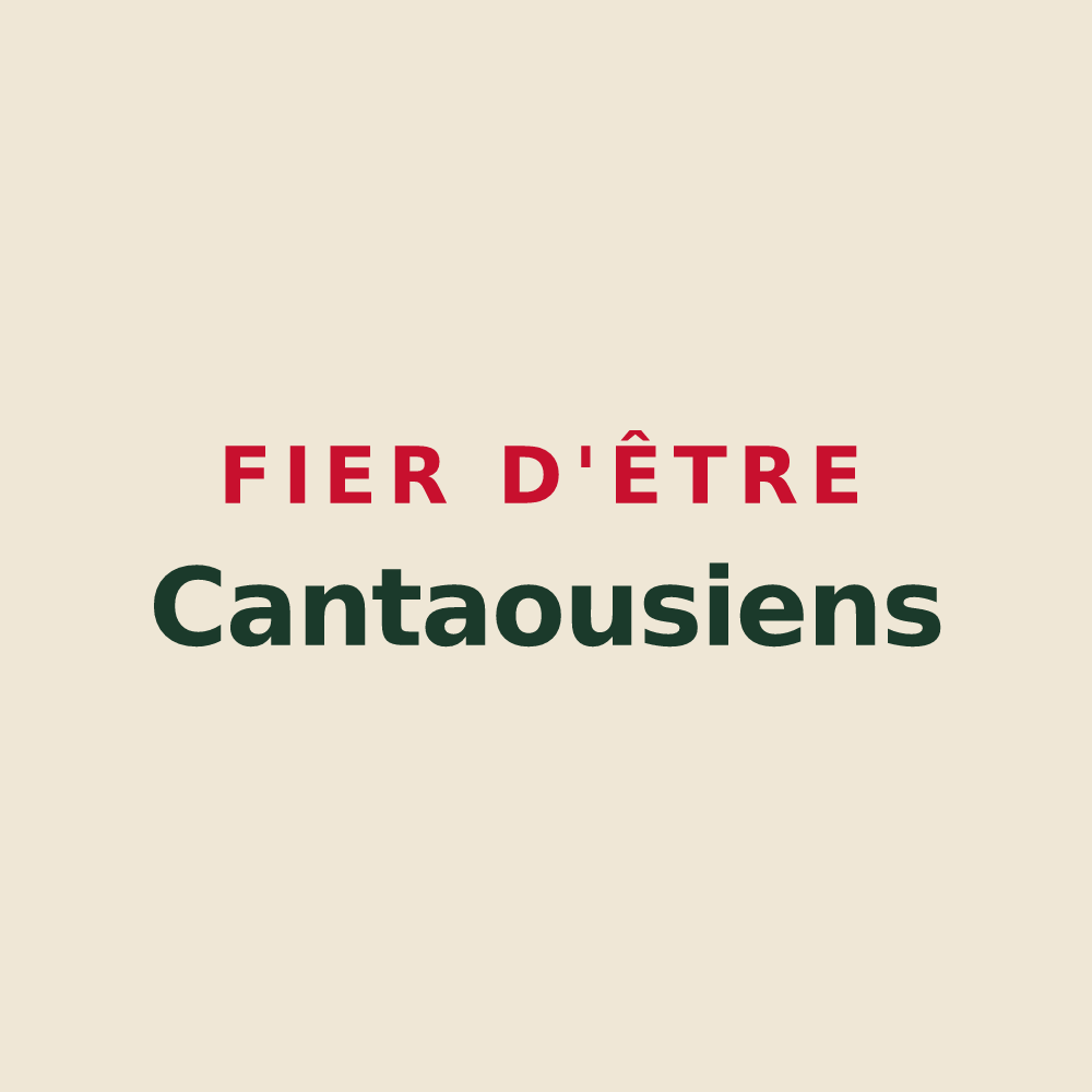 Tote bag « Fier d'être Cantaousiens » — design pour Cantaous
