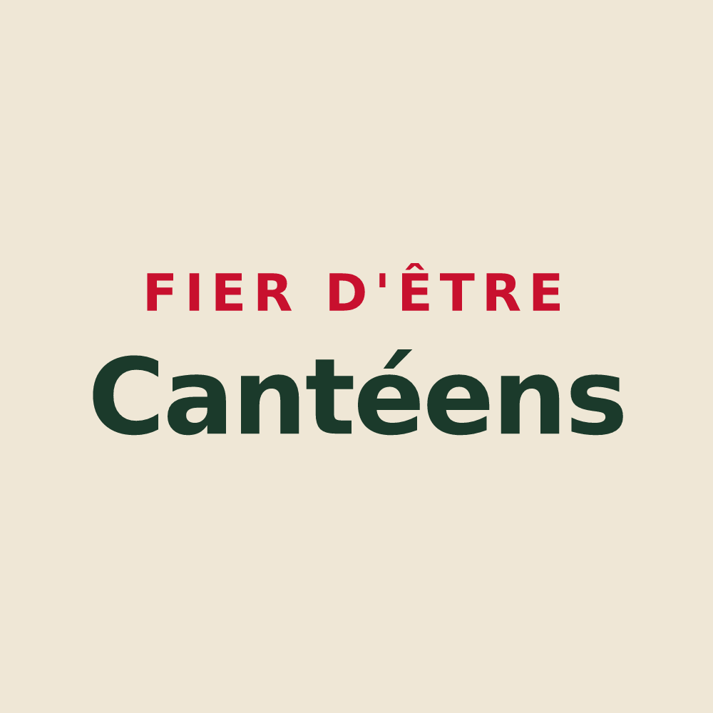 Tote bag « Fier d'être Cantéens » — design pour Canté
