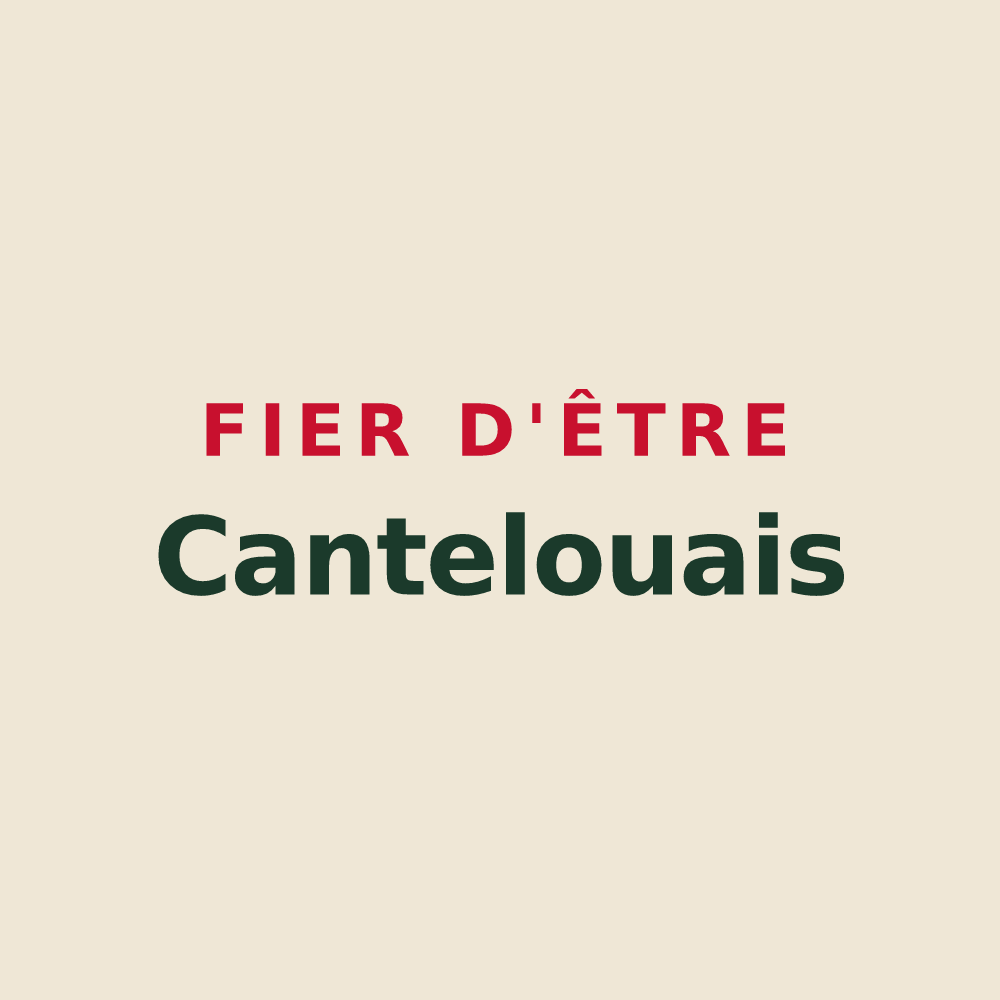 Tote bag « Fier d'être Cantelouais » — design pour Canteloup