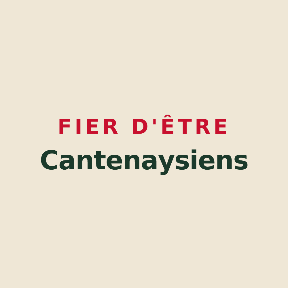 Tote bag « Fier d'être Cantenaysiens » — design pour Cantenay-Épinard