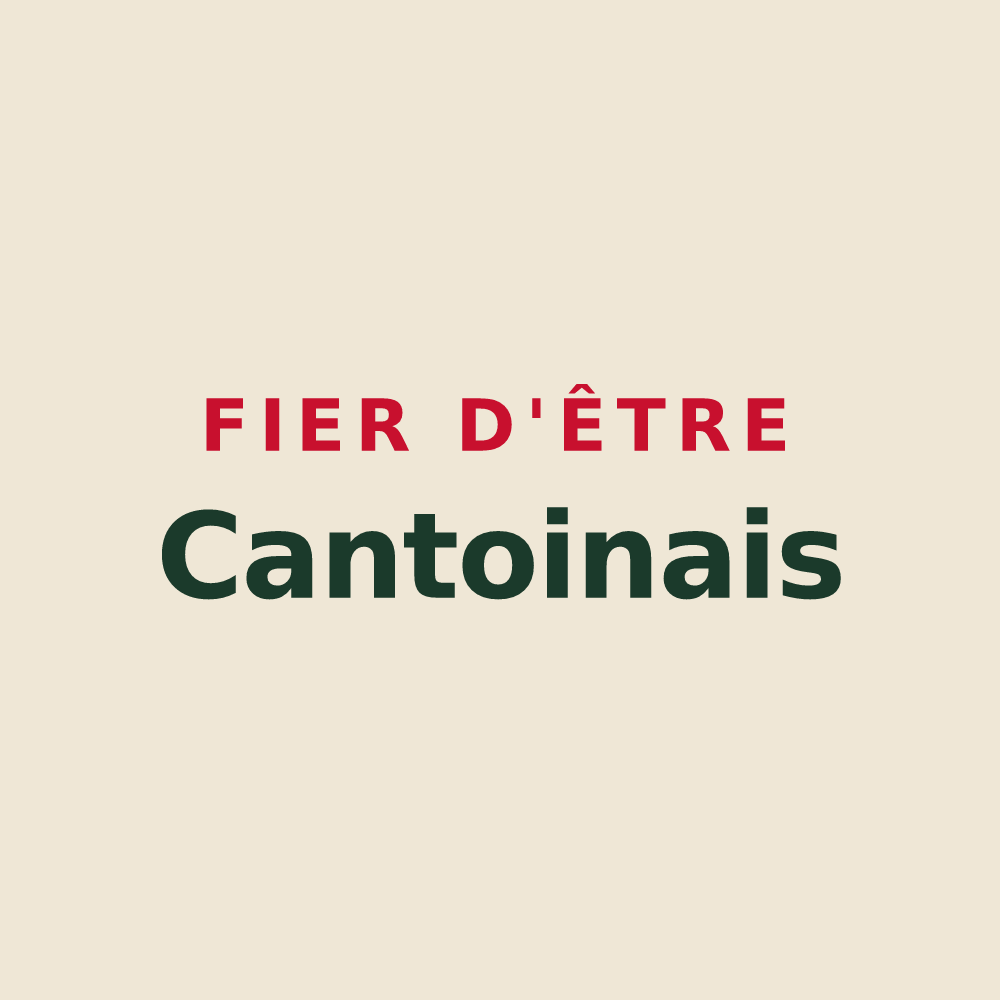Tote bag « Fier d'être Cantoinais » — design pour Cantoin