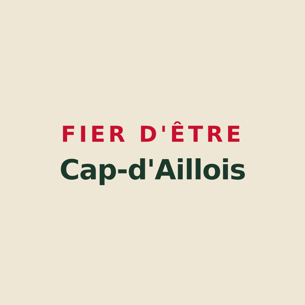 Tote bag « Fier d'être Cap-d'Aillois » — design pour Cap-d'Ail
