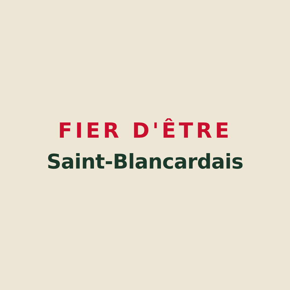 Tote bag « Fier d'être Saint-Blancardais » — design pour Cap d'Astarac