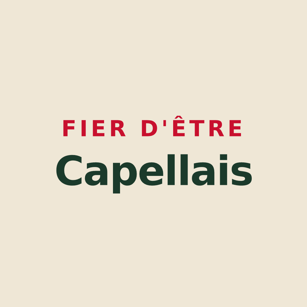 Tote bag « Fier d'être Capellais » — design pour Capelle-les-Grands