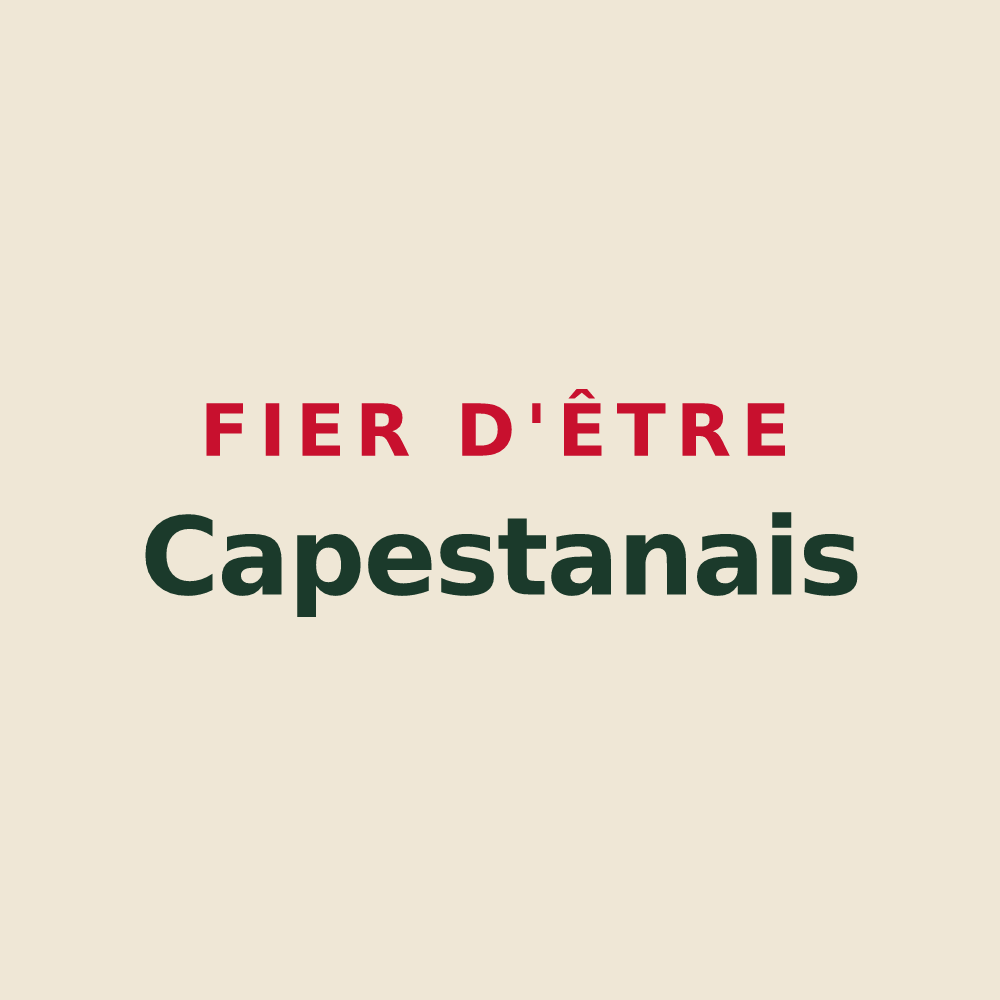 Tote bag « Fier d'être Capestanais » — design pour Capestang