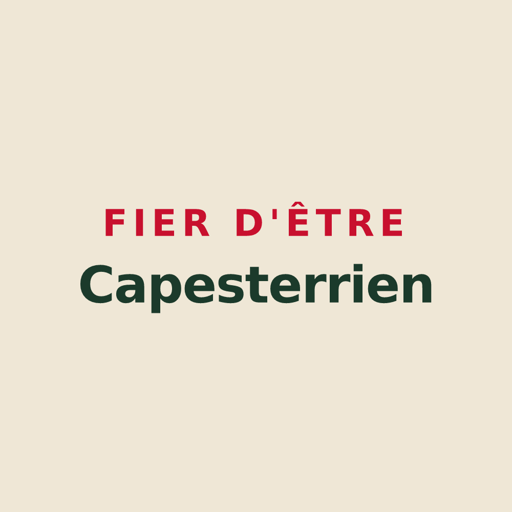 Tote bag « Fier d'être Capesterrien » — design pour Capesterre-de-Marie-Galante