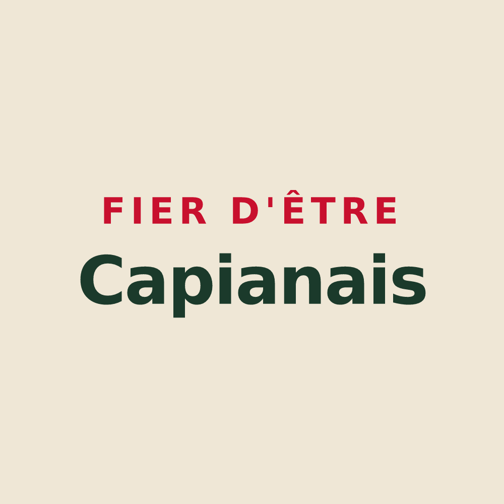 Tote bag « Fier d'être Capianais » — design pour Capian