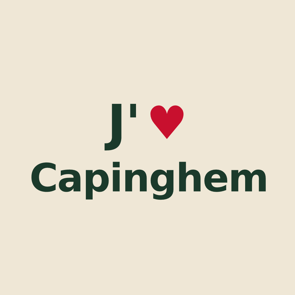 Tote bag personnalisé Capinghem — design J'aime Capinghem