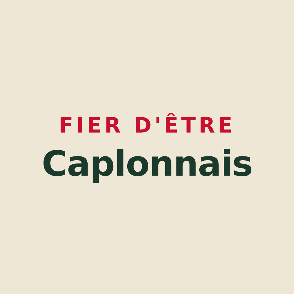 Tote bag « Fier d'être Caplonnais » — design pour Caplong