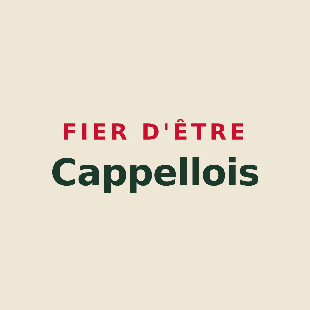 Tote bag « Fier d'être Cappellois » — design pour Cappelle-en-Pévèle