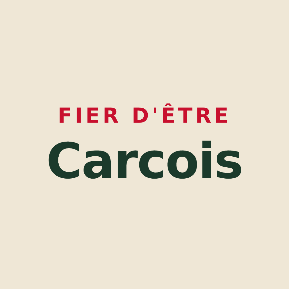 Tote bag « Fier d'être Carcois » — design pour Carcagny