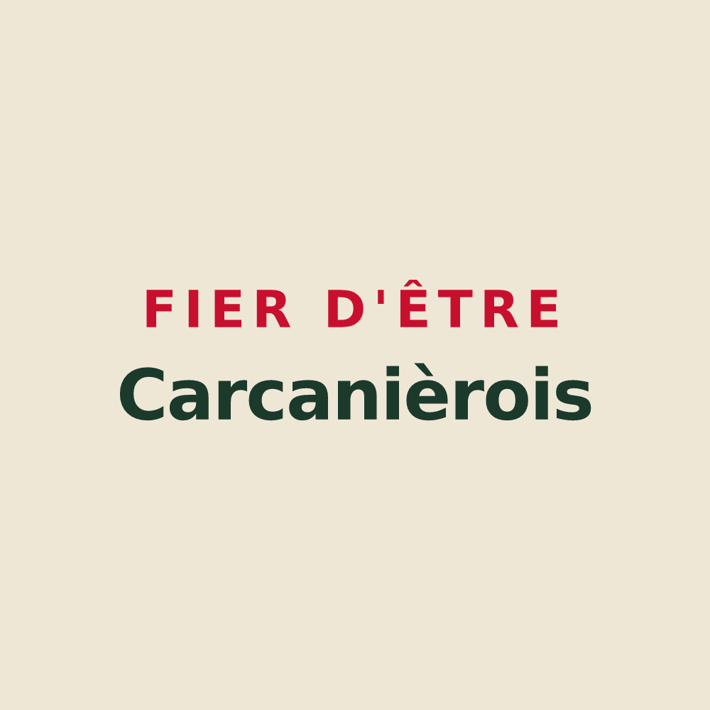 Tote bag « Fier d'être Carcanièrois » — design pour Carcanières