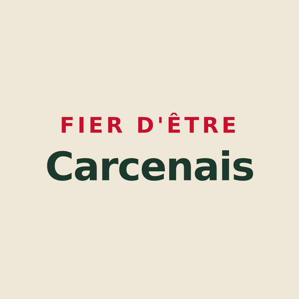 Tote bag « Fier d'être Carcenais » — design pour Carcen-Ponson