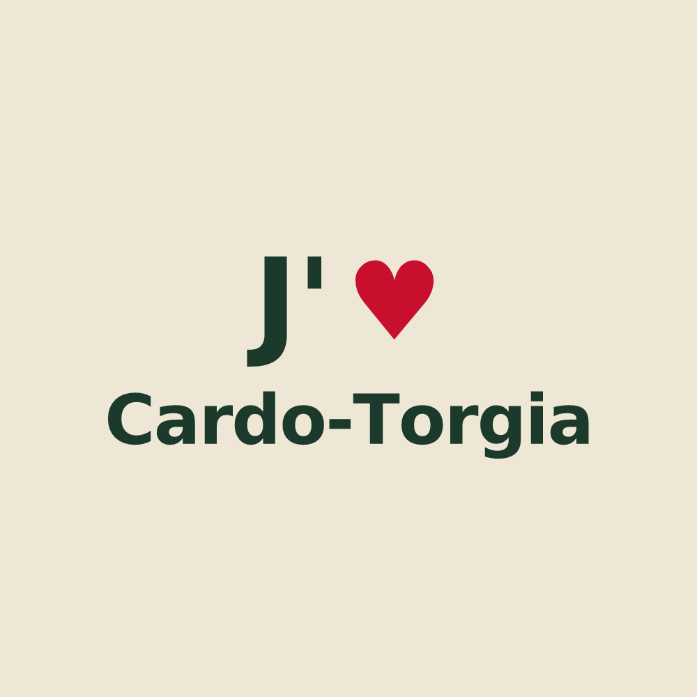 Tote bag personnalisé Cardo-Torgia — design J'aime Cardo-Torgia