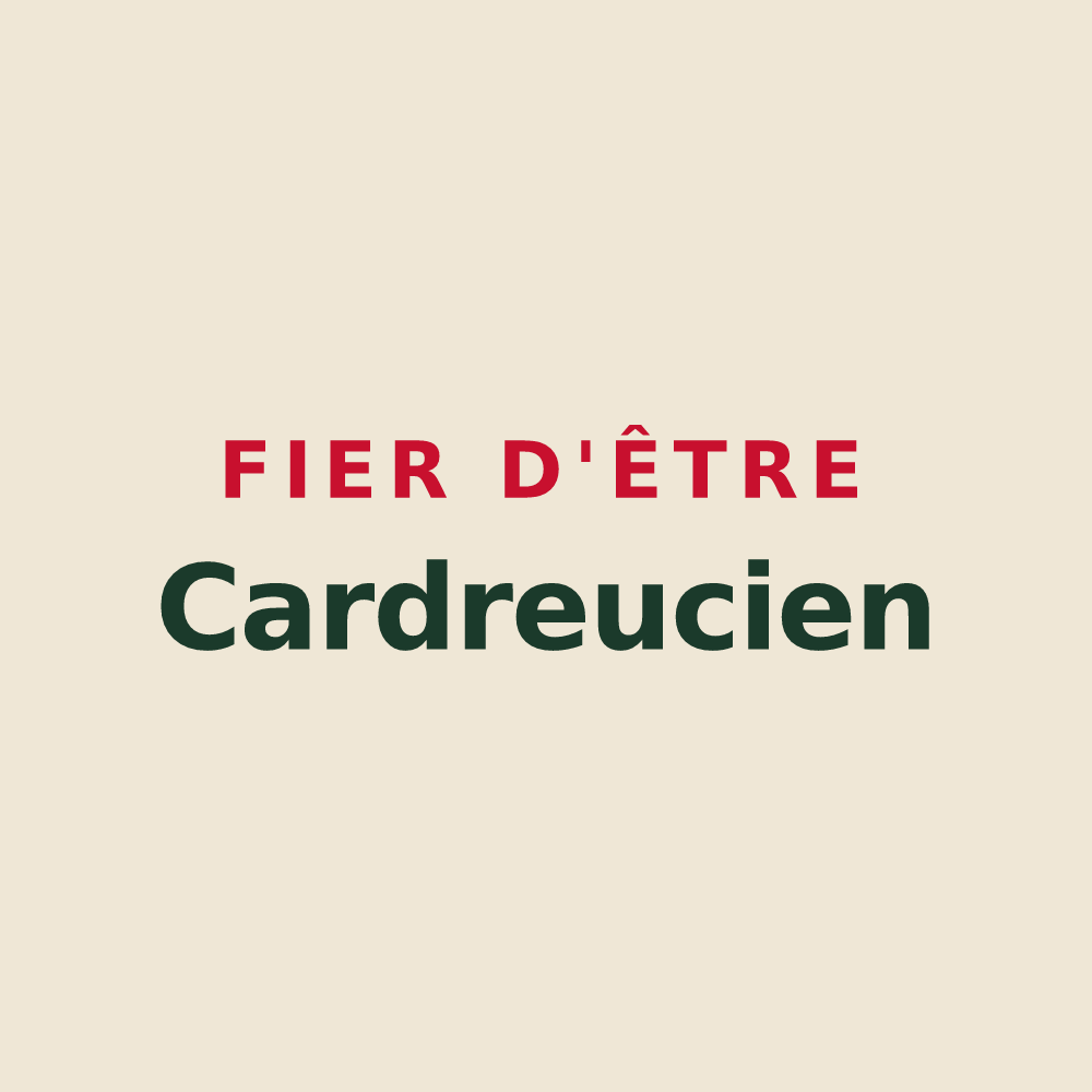 Tote bag « Fier d'être Cardreucien » — design pour Cardroc