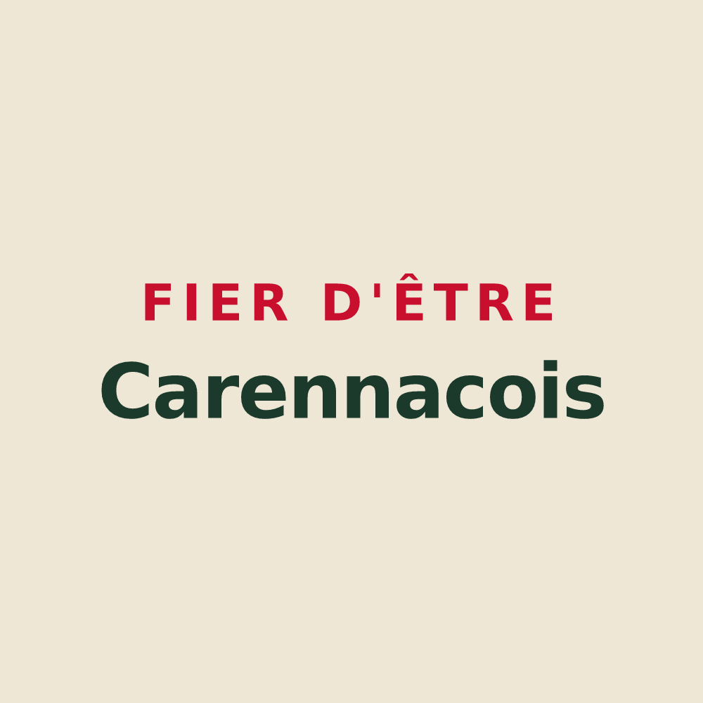 Tote bag « Fier d'être Carennacois » — design pour Carennac