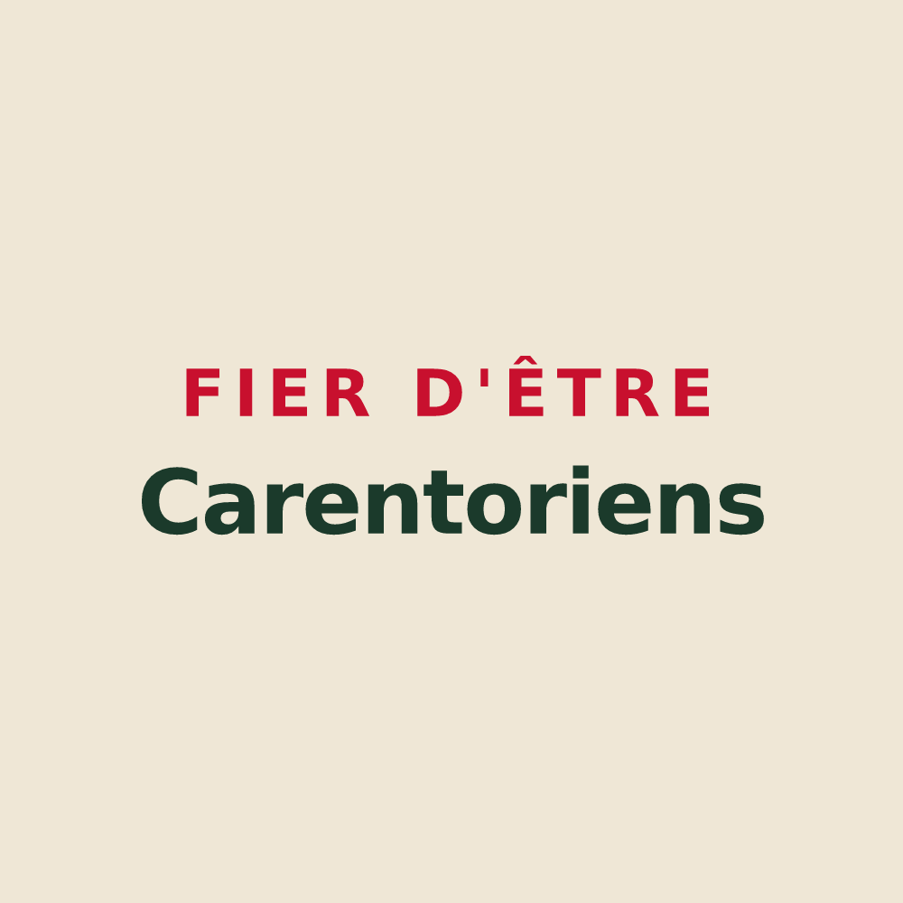 Tote bag « Fier d'être Carentoriens » — design pour Carentoir