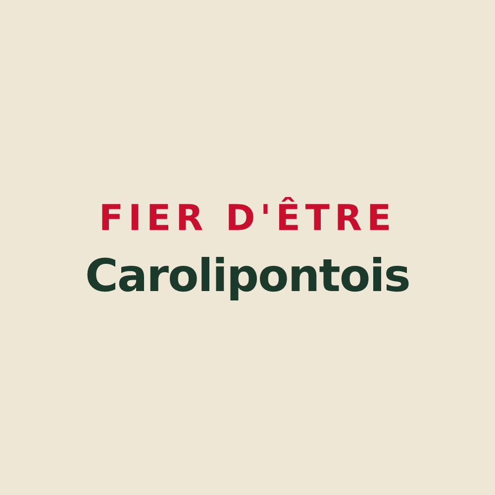 Tote bag « Fier d'être Carolipontois » — design pour Carlepont