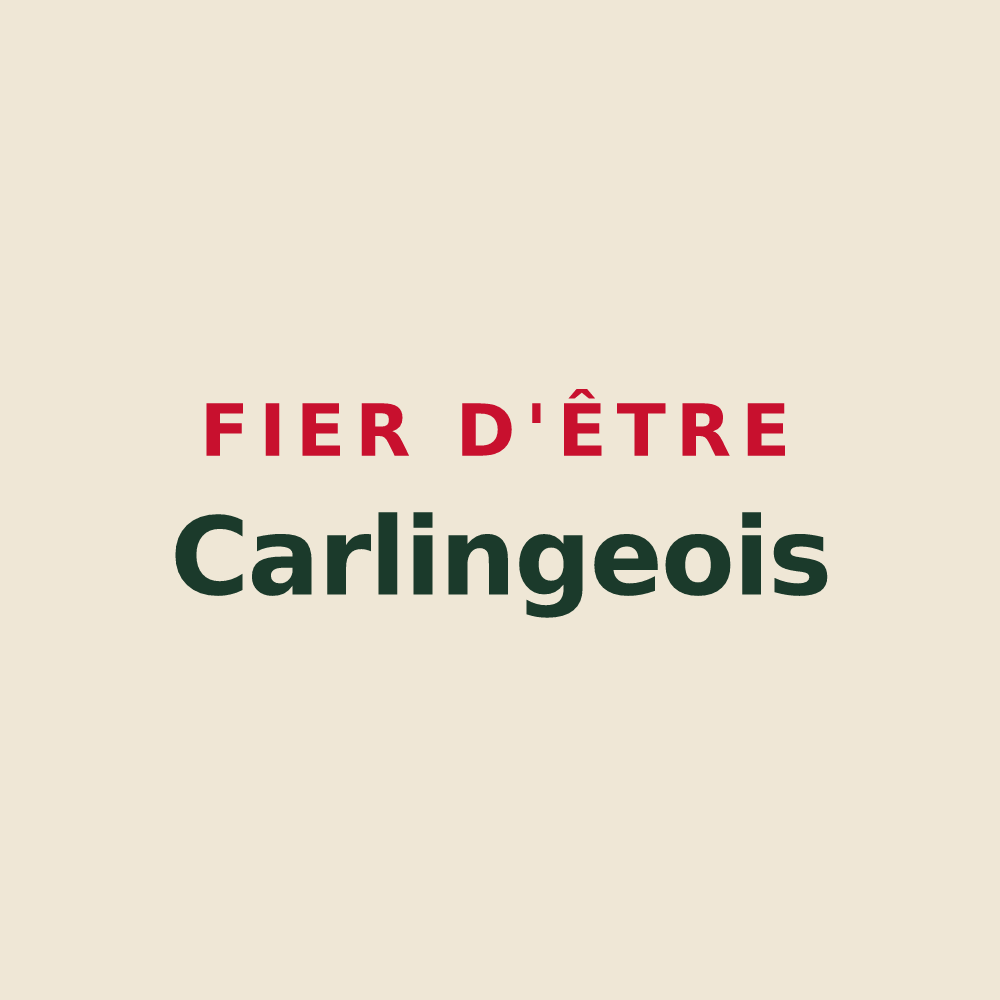 Tote bag « Fier d'être Carlingeois » — design pour Carling