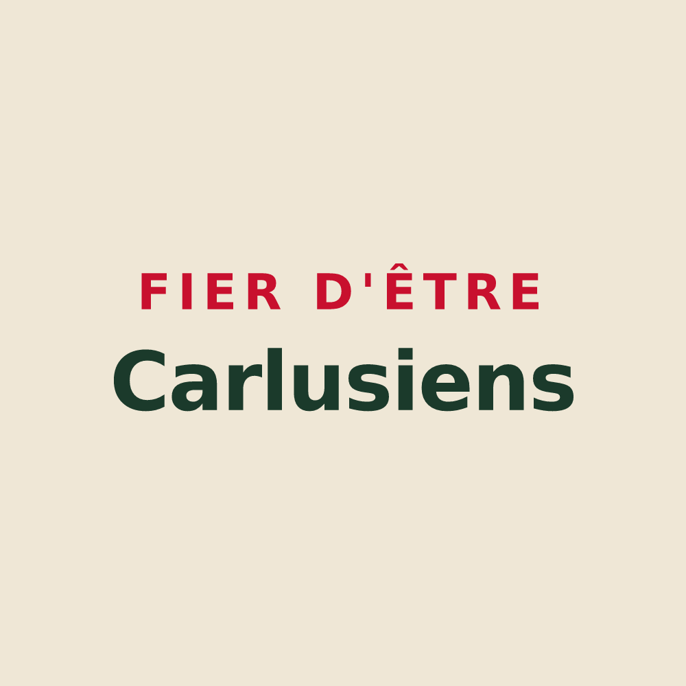 Tote bag « Fier d'être Carlusiens » — design pour Carlus