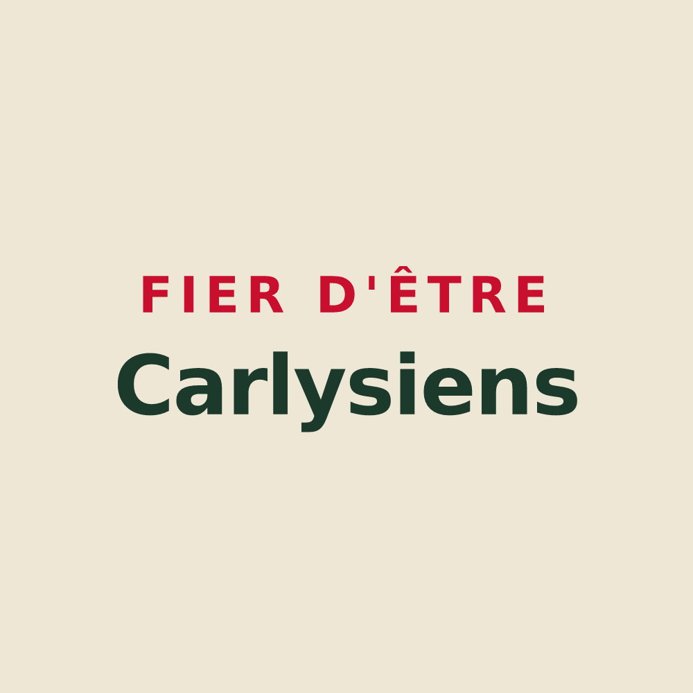 Tote bag « Fier d'être Carlysiens » — design pour Carly