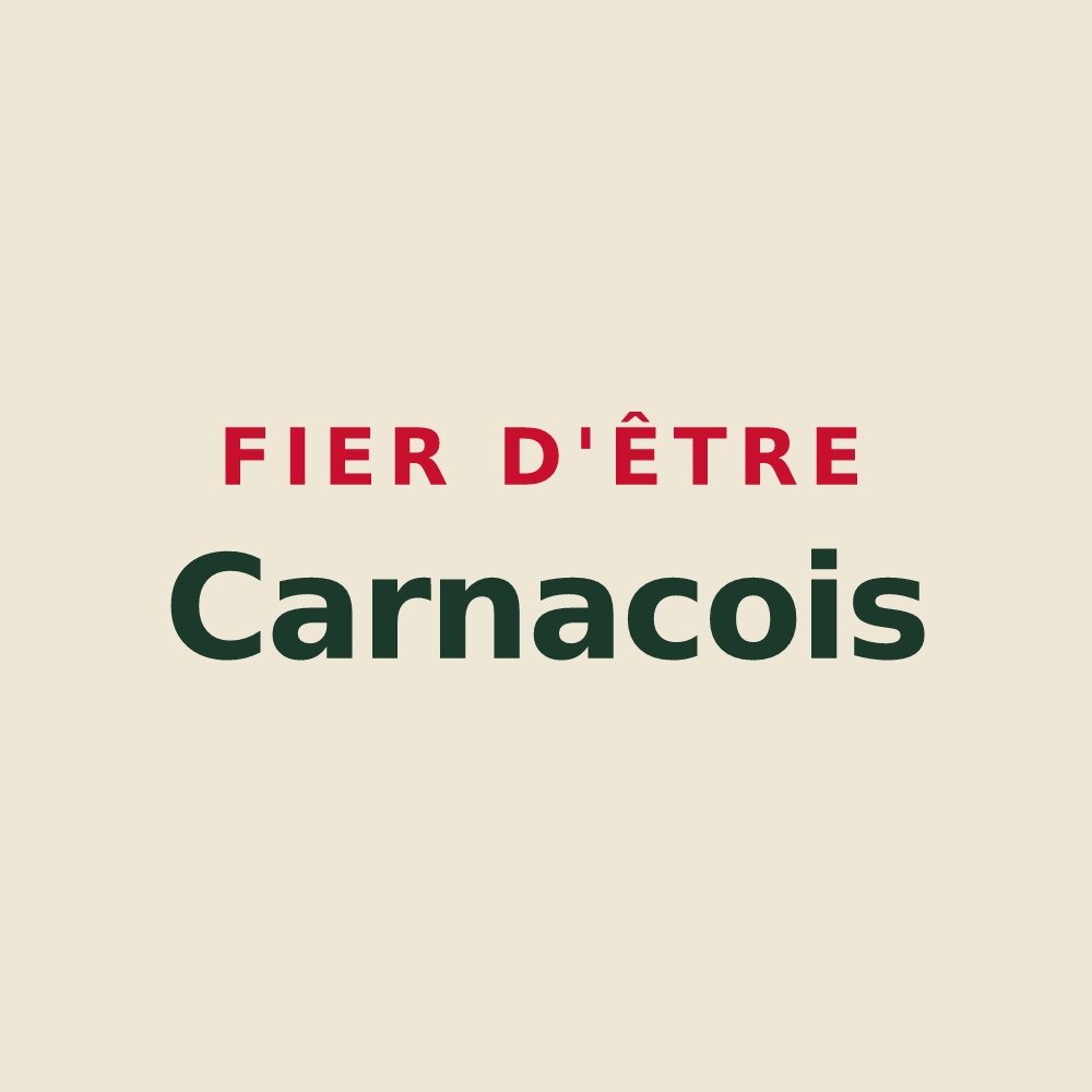 Tote bag « Fier d'être Carnacois » — design pour Carnac-Rouffiac