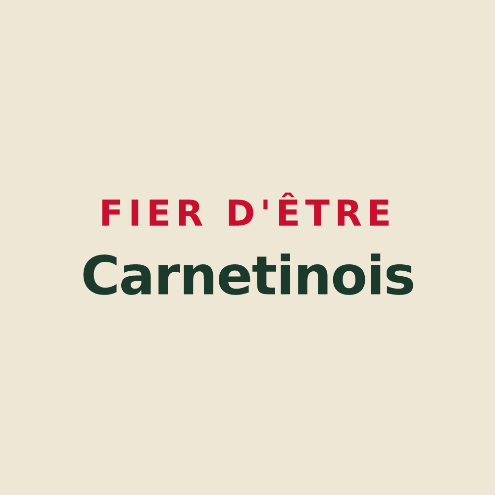Tote bag « Fier d'être Carnetinois » — design pour Carnetin