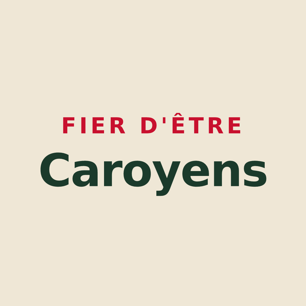 Tote bag « Fier d'être Caroyens » — design pour Caro