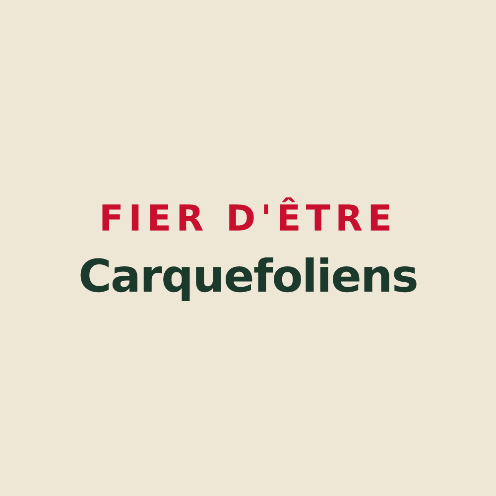 Tote bag « Fier d'être Carquefoliens » — design pour Carquefou