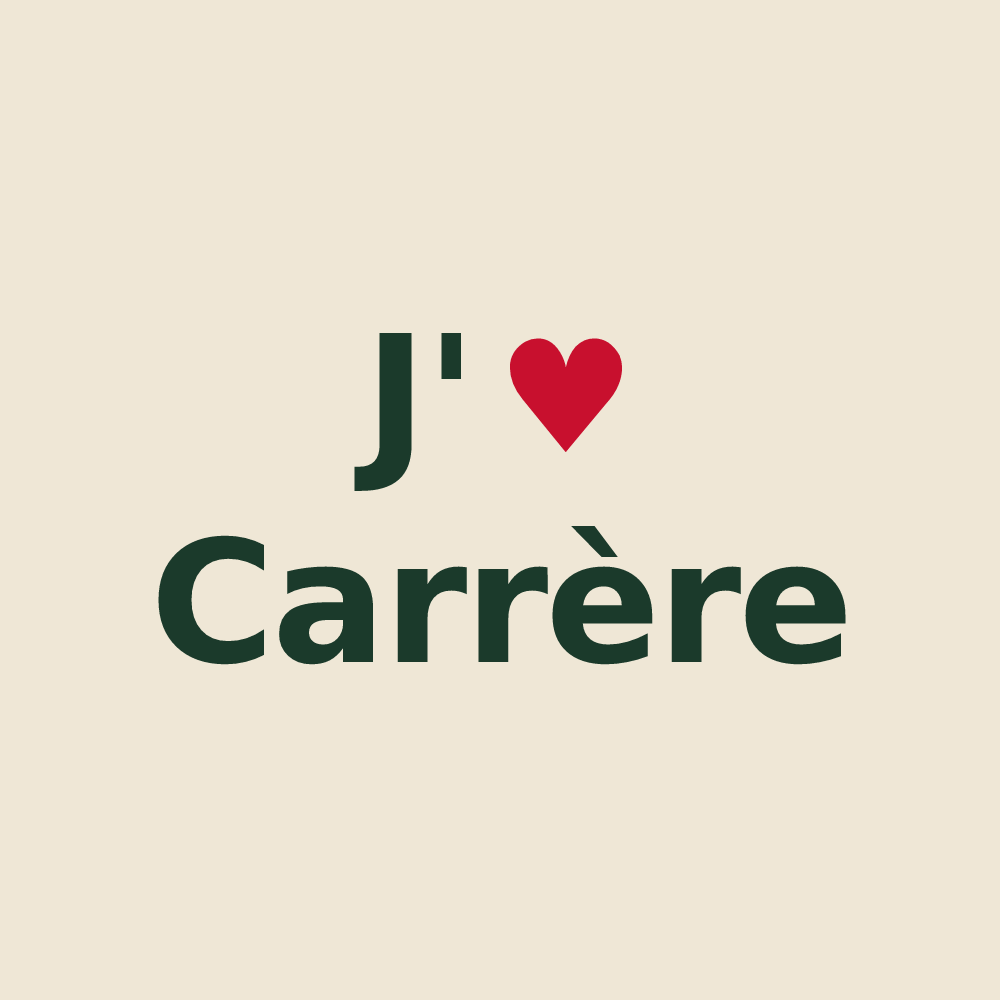 Tote bag personnalisé Carrère — design J'aime Carrère