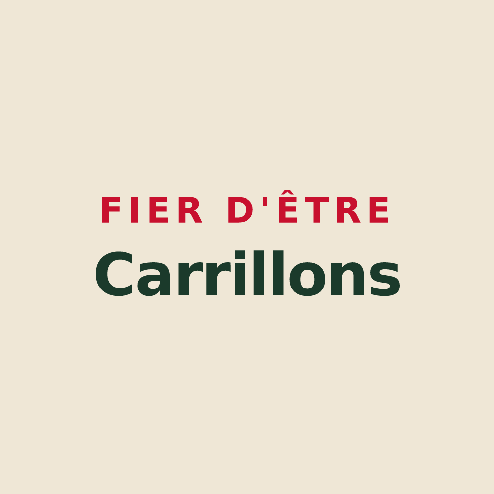 Tote bag « Fier d'être Carrillons » — design pour Carrières-sur-Seine