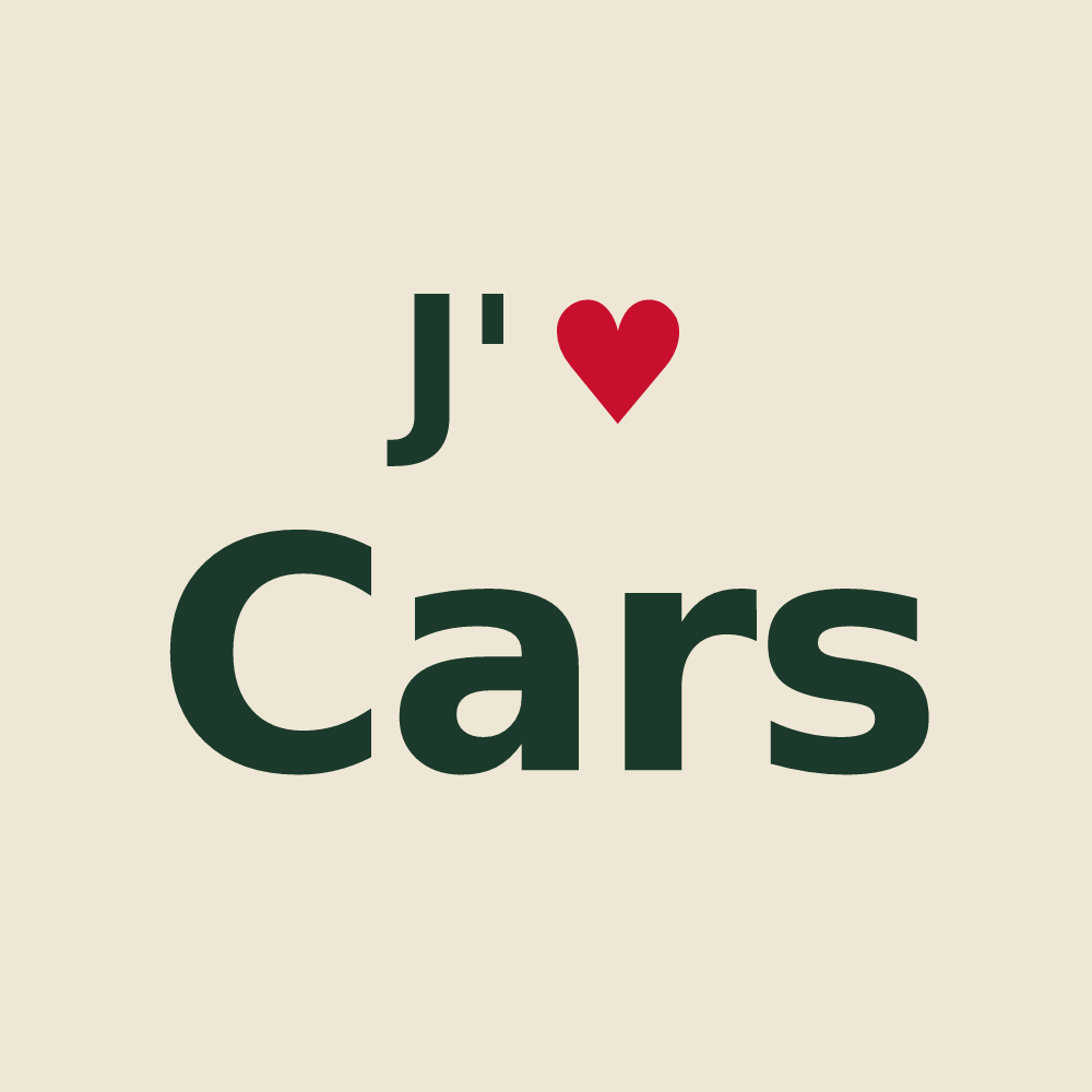 Tote bag personnalisé Cars — design « J'aime Cars » imprimé sur le tote bag