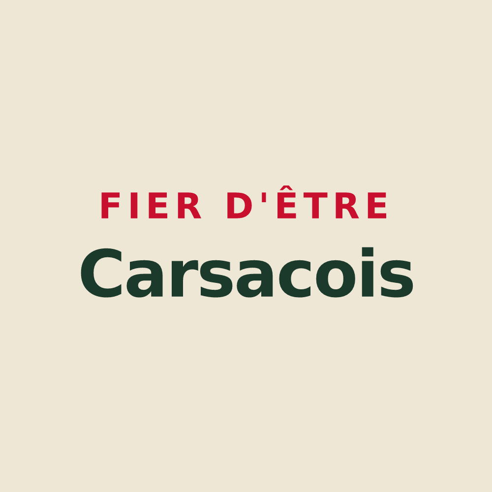 Tote bag « Fier d'être Carsacois » — design pour Carsac-de-Gurson