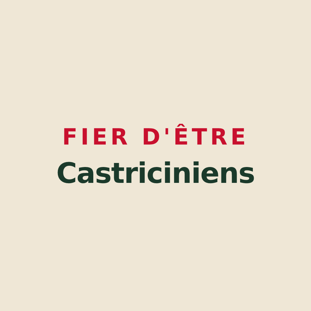 Tote bag « Fier d'être Castriciniens » — design pour Cartignies