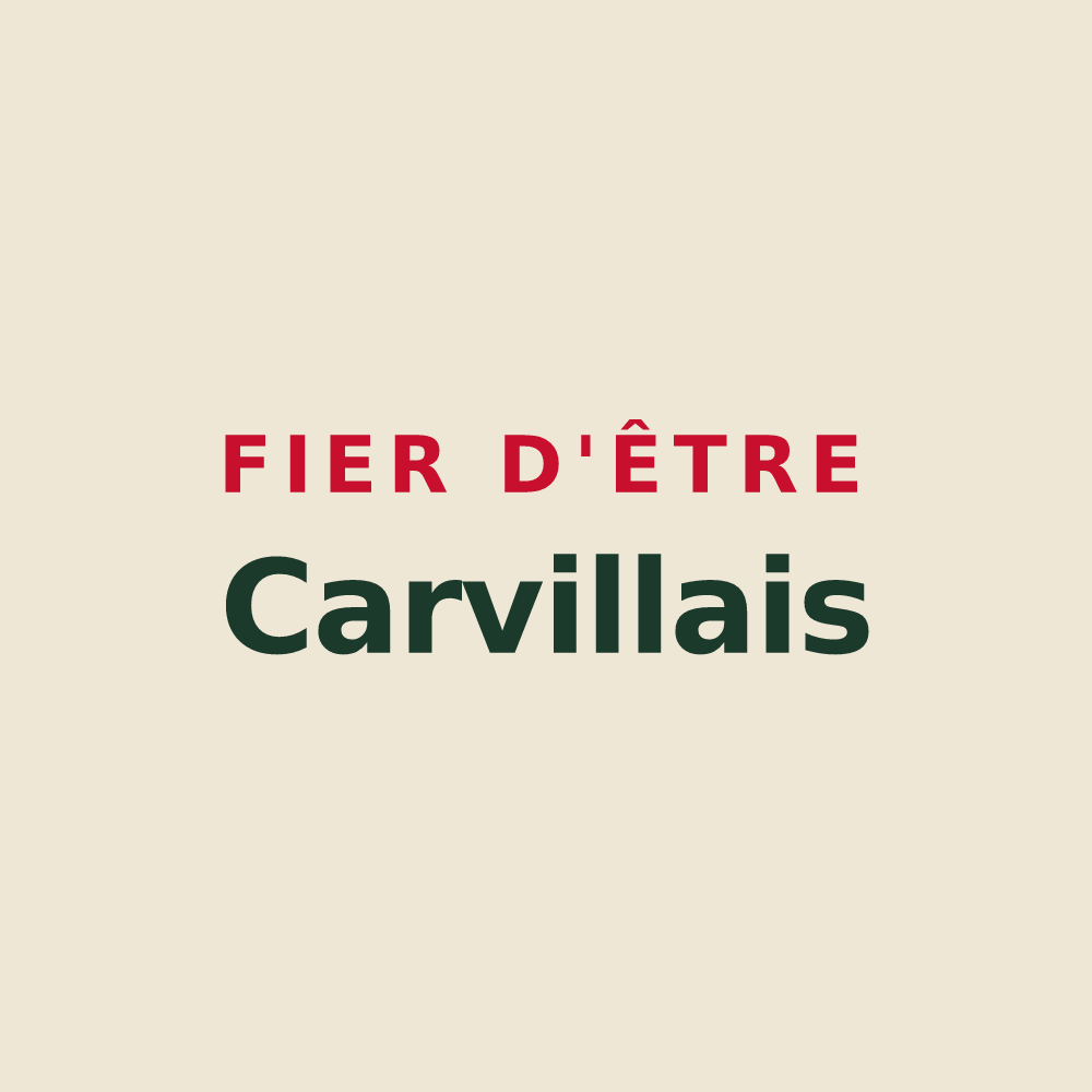 Tote bag « Fier d'être Carvillais » — design pour Carville-la-Folletière