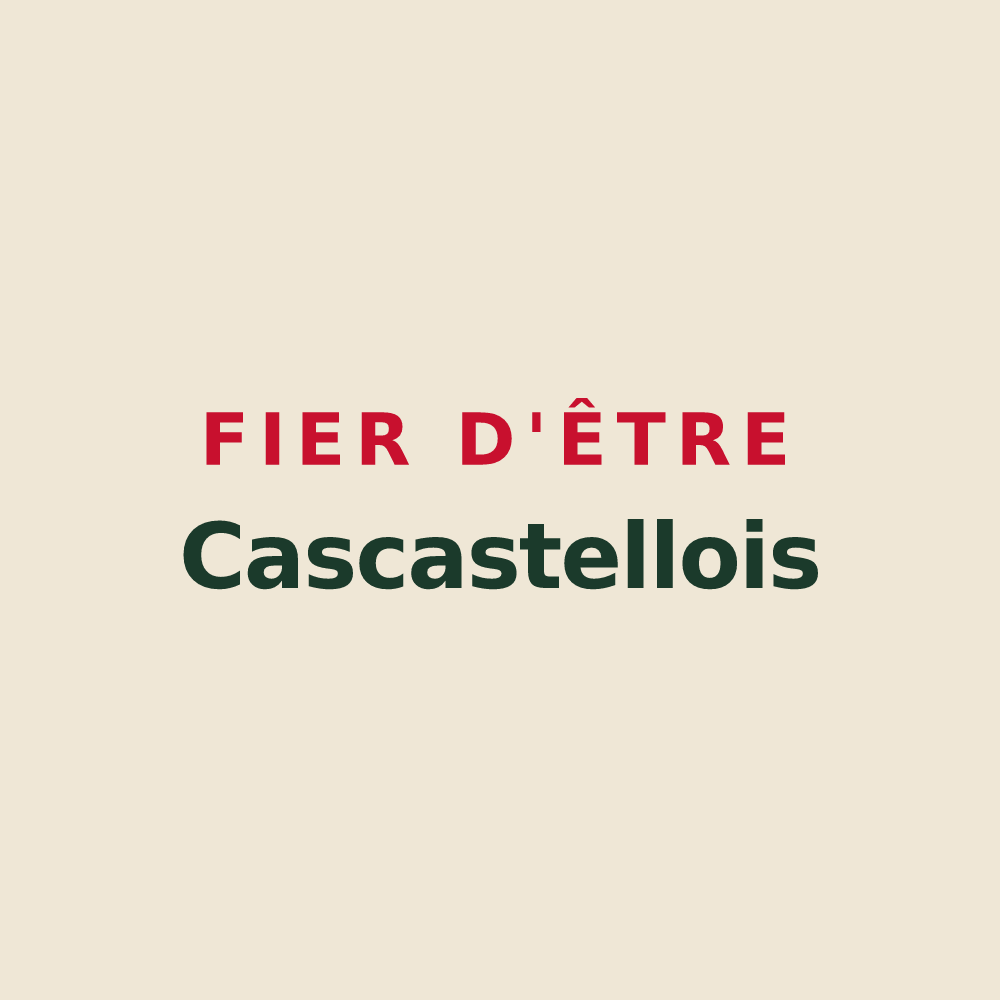 Tote bag « Fier d'être Cascastellois » — design pour Cascastel-des-Corbières