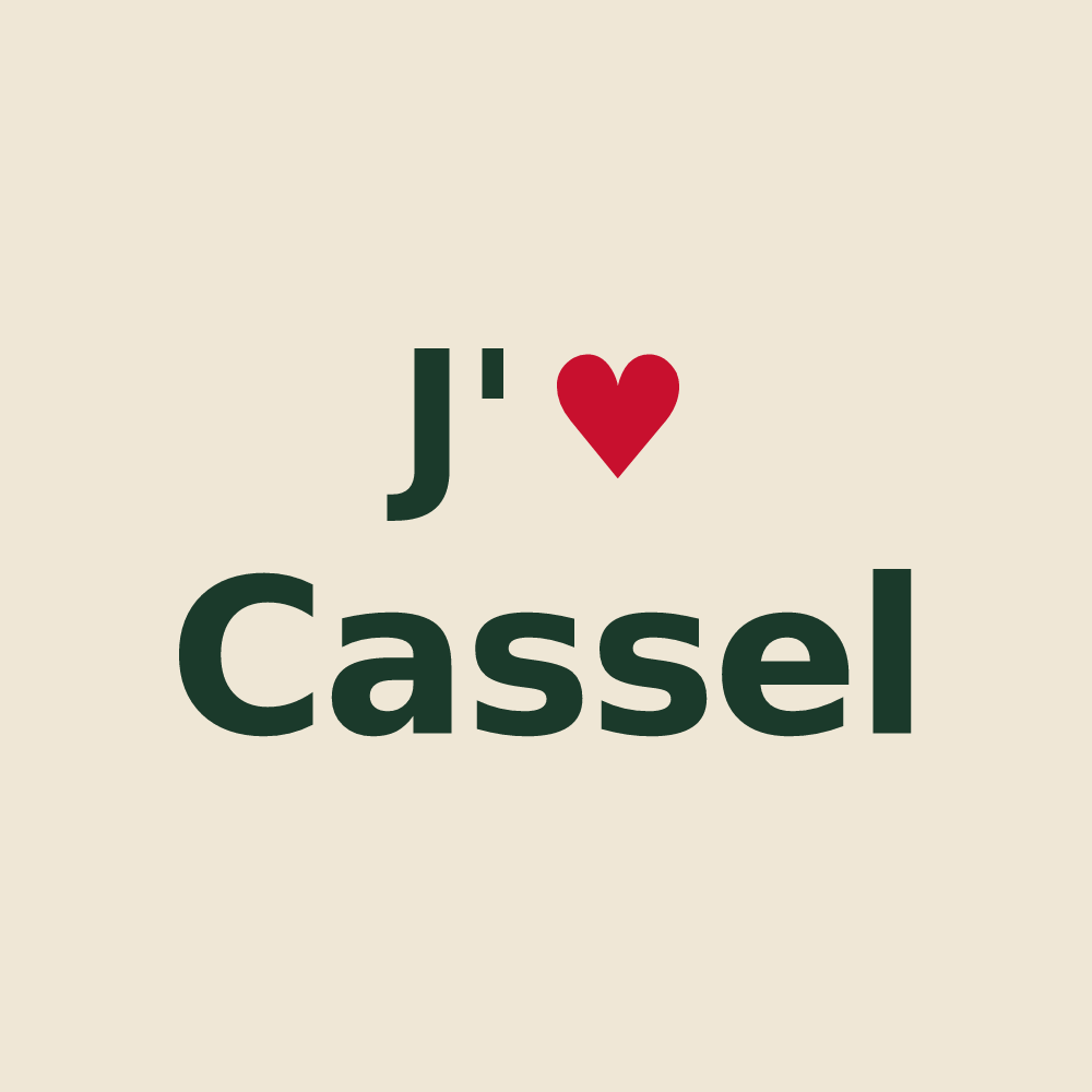 Tote bag personnalisé Cassel — design J'aime Cassel