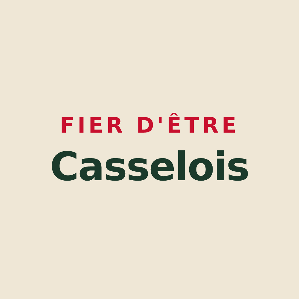 Tote bag « Fier d'être Casselois » — design pour Cassel