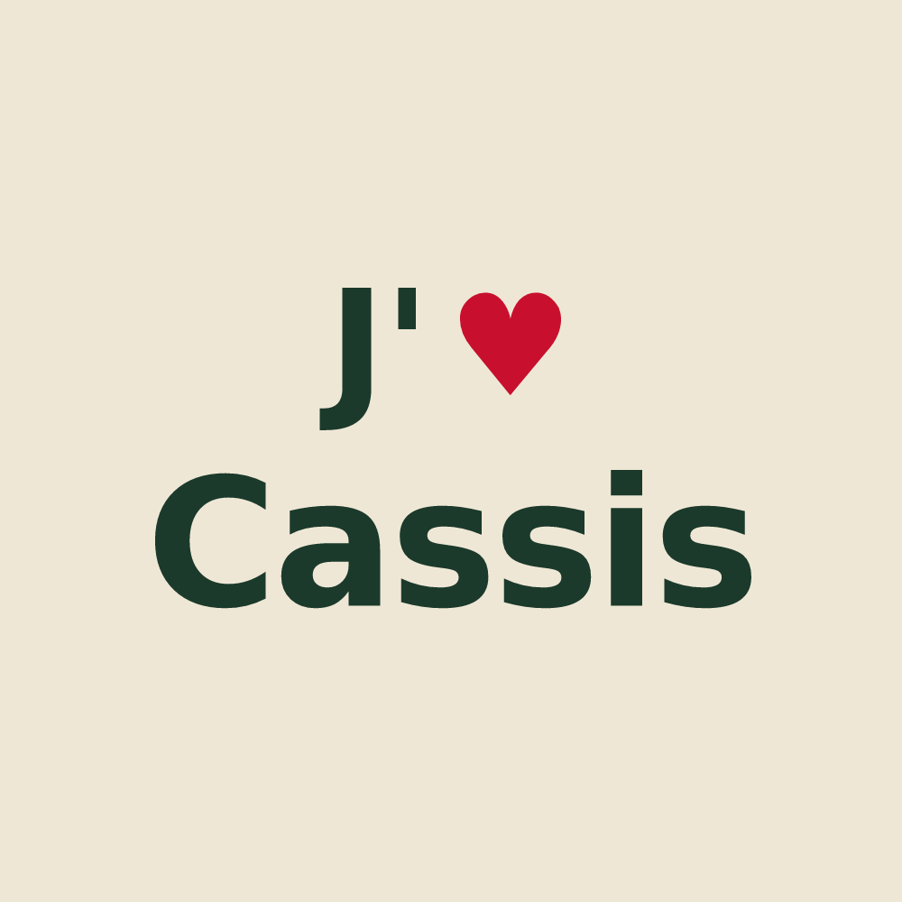 Tote bag personnalisé Cassis — design J'aime Cassis