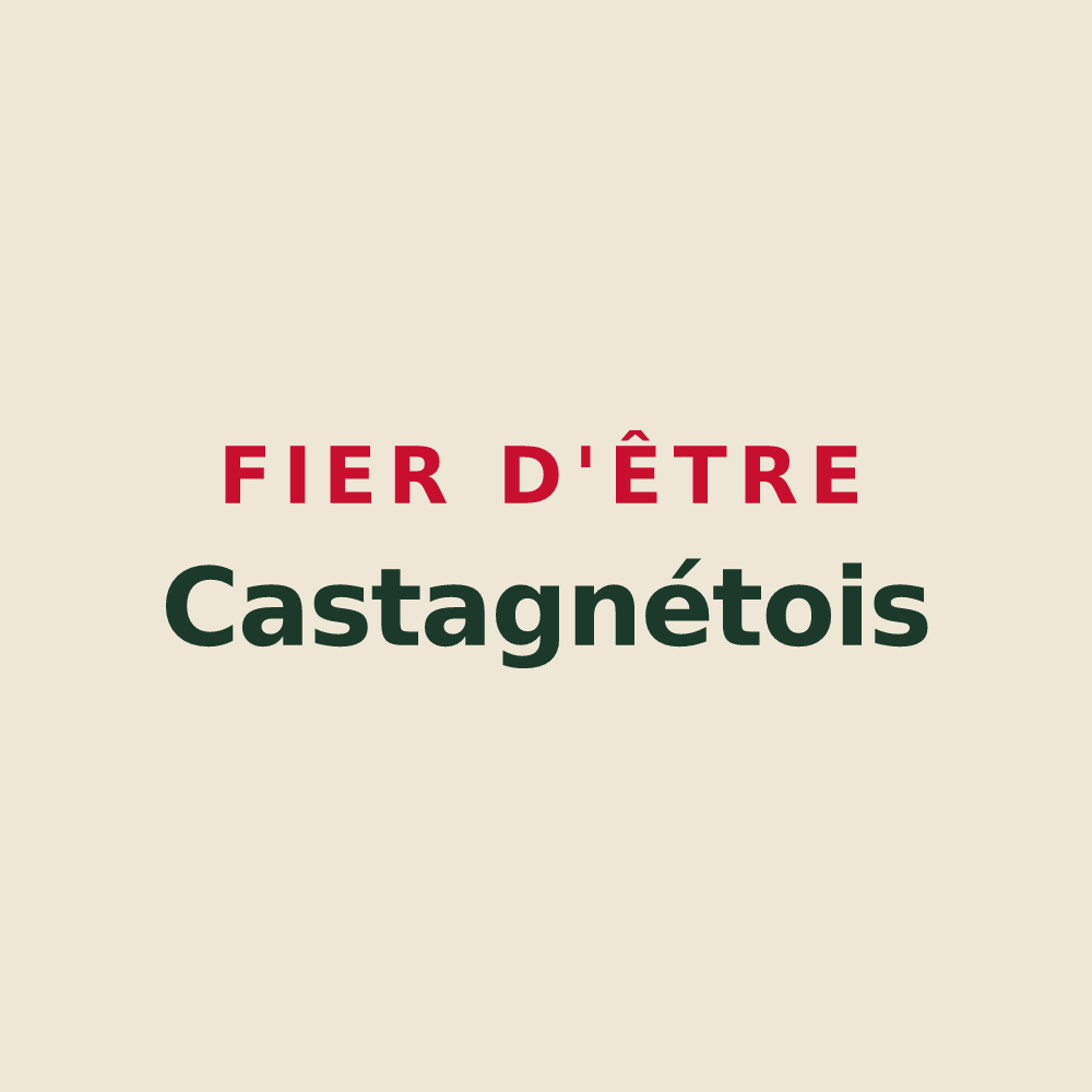 Tote bag « Fier d'être Castagnétois » — design pour Castagnède
