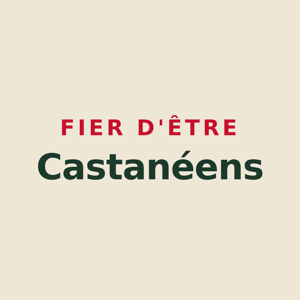 Tote bag « Fier d'être Castanéens » — design pour Castanet-Tolosan
