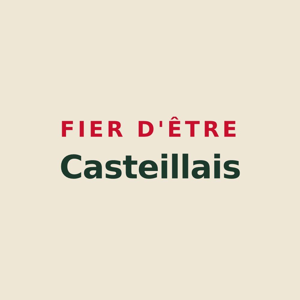 Tote bag « Fier d'être Casteillais » — design pour Casteil