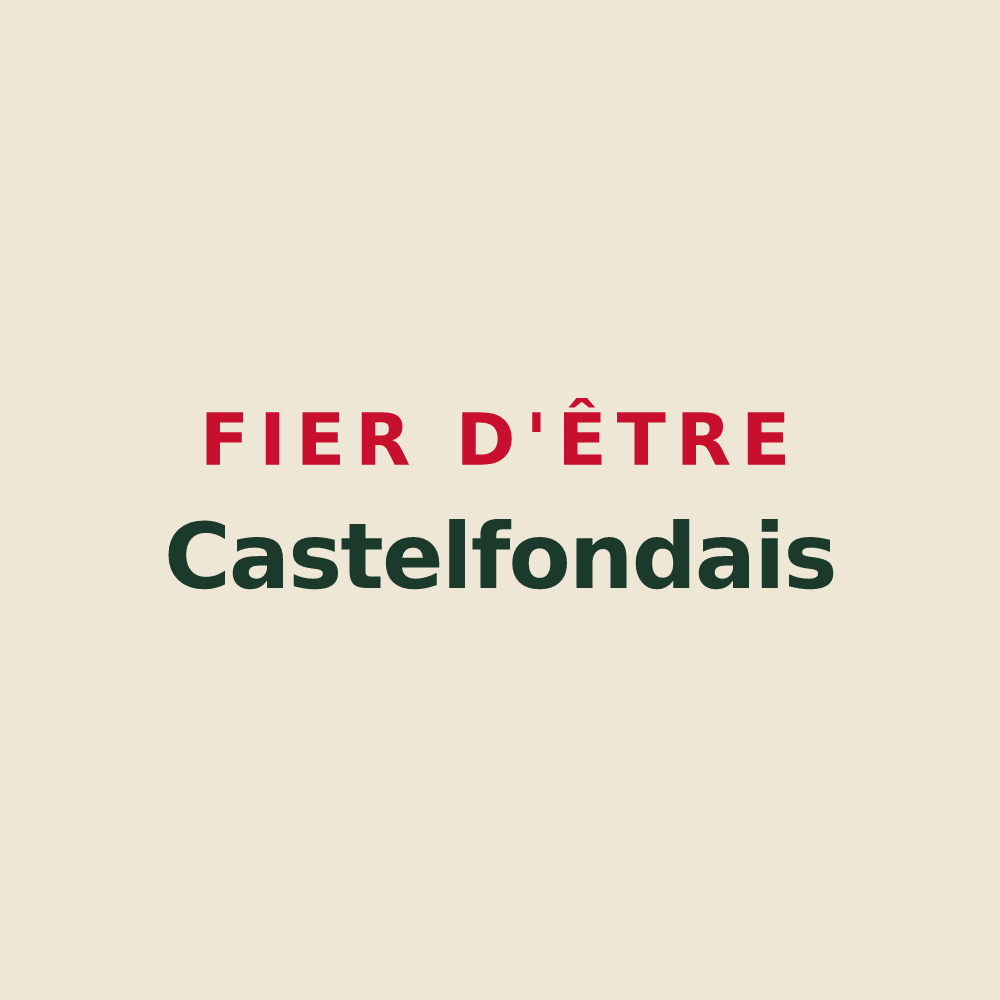 Tote bag « Fier d'être Castelfondais » — design pour Castelculier