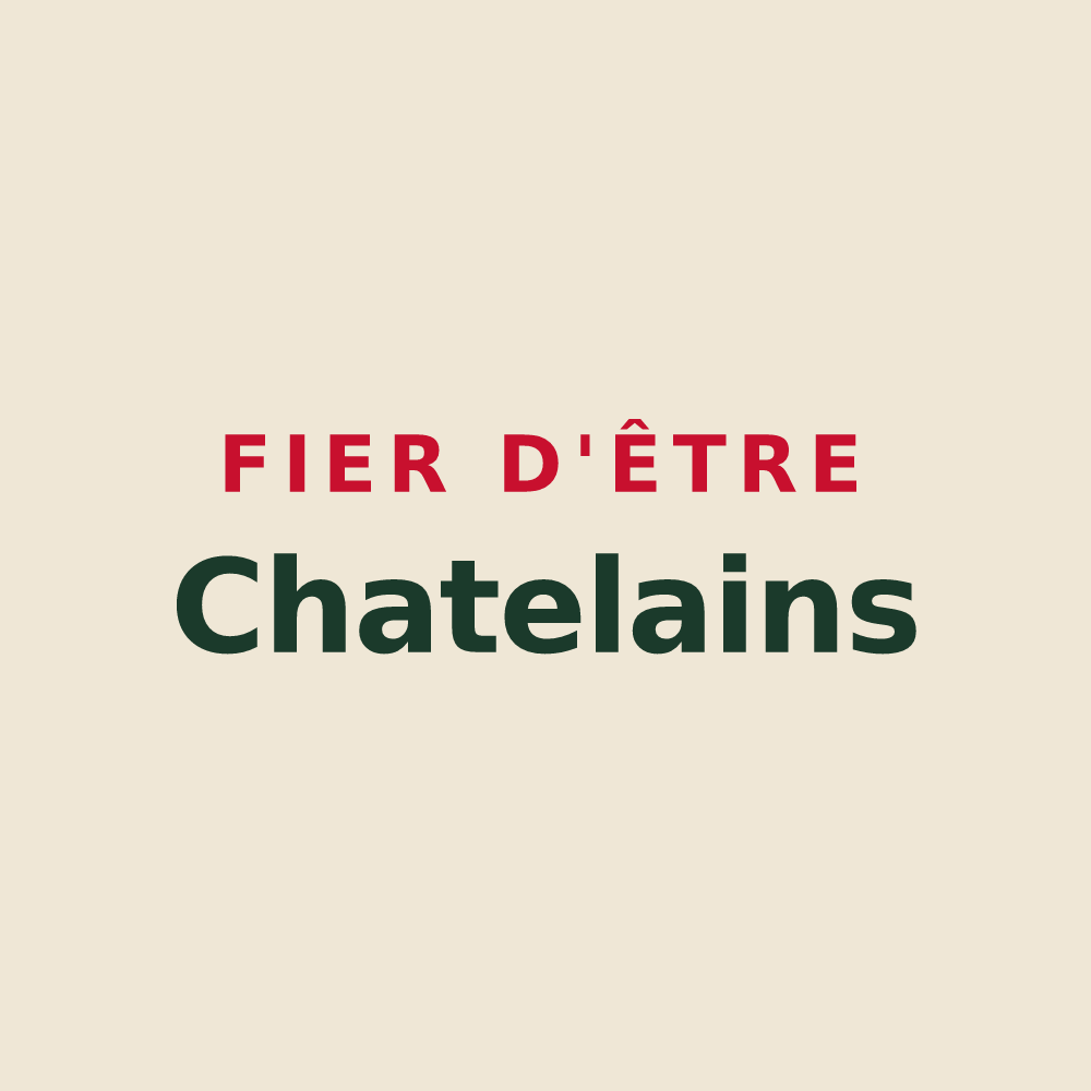 Tote bag « Fier d'être Chatelains » — design pour Castella