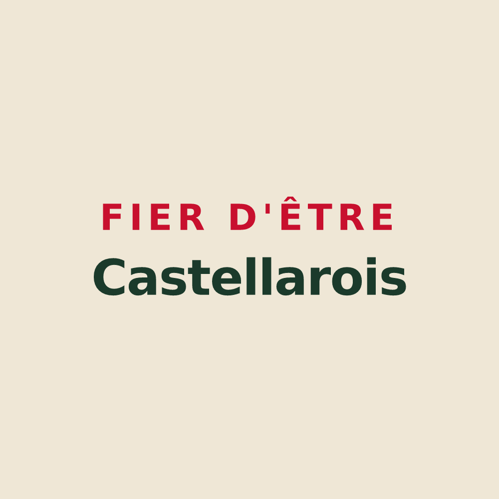 Tote bag « Fier d'être Castellarois » — design pour Castellar